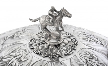“George IV Presentation Cup by Rebecca Emes & Edward Barnard, c. 1824” Sterling Silver, 14 x 17 inches, 122.41 oz