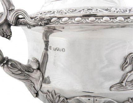 “George IV Presentation Cup by Rebecca Emes & Edward Barnard, c. 1824” Sterling Silver, 14 x 17 inches, 122.41 oz