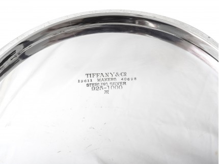 “Tiffany Center Bowl under John Moore II, c. 1920” Sterling SIlver, 8 x 15 inches, 183.56 oz