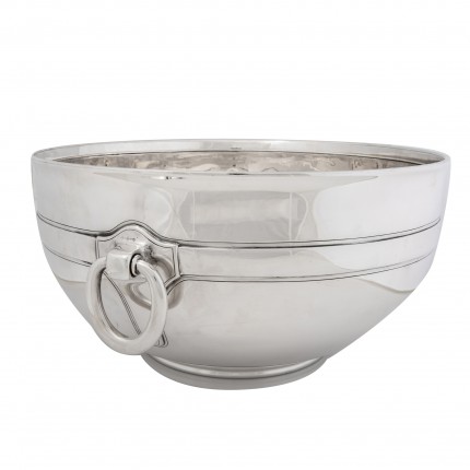 “Tiffany Center Bowl under John Moore II, c. 1920” Sterling SIlver, 8 x 15 inches, 183.56 oz